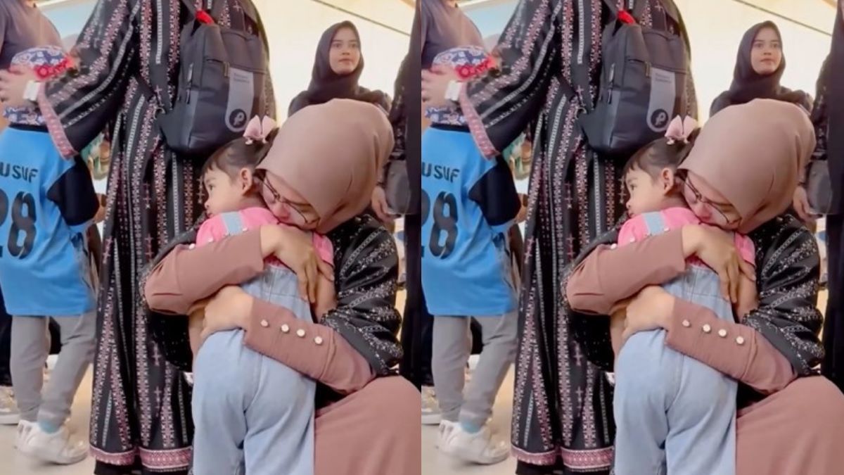 Ini Potret Moana Saat Ditinggal Ria Ricis Naik Haji, Menangis hingga Terus Panggil Sang Ibu di Bandara