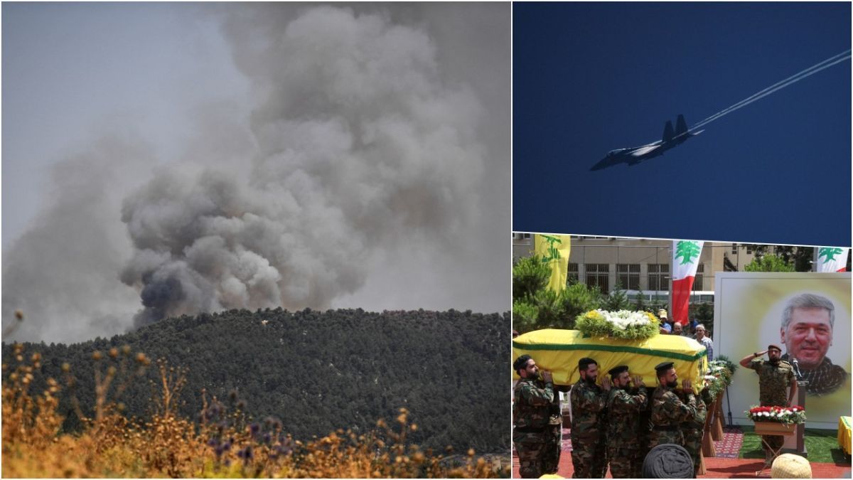 FOTO: Ngamuk Komandan Senior Tewas, Hizbullah Hujani Wilayah Utara Israel dengan Ratusan Roket