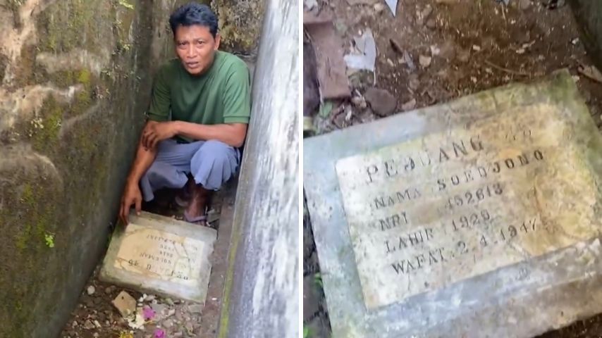 Viral Pria Perlihatkan Makam Para Pejuang Kemerdekaan '45, Begini Penampakannya yang Curi Perhatian