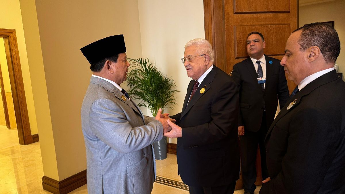 VIDEO: Momen Haru Presiden Palestina Bersyukur Dukungan Merdeka, 'Angkat' Prabowo Saudara