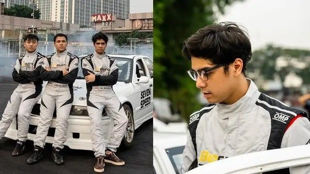 Foto-Foto Al Ghazali Siap Ikut Turnamen dengan Tim Drifting Seven Speed Motorsport