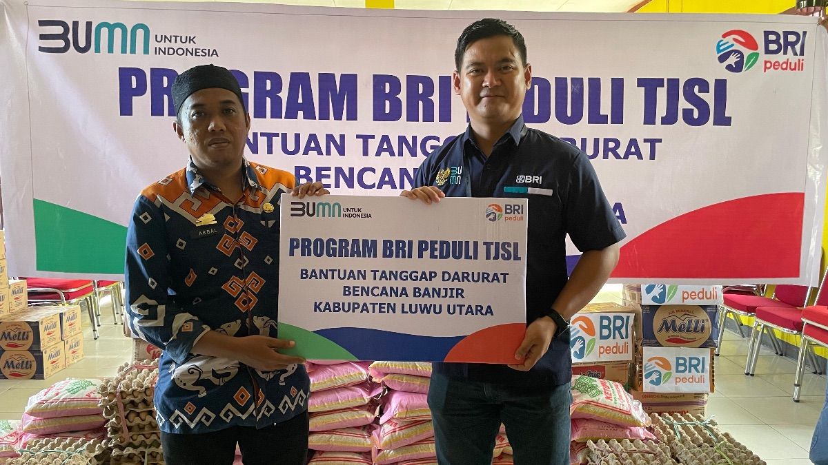 Tanggap Bencana Banjir, BRI Peduli Salurkan Bantuan di Luwu Utara dan Tanah Laut