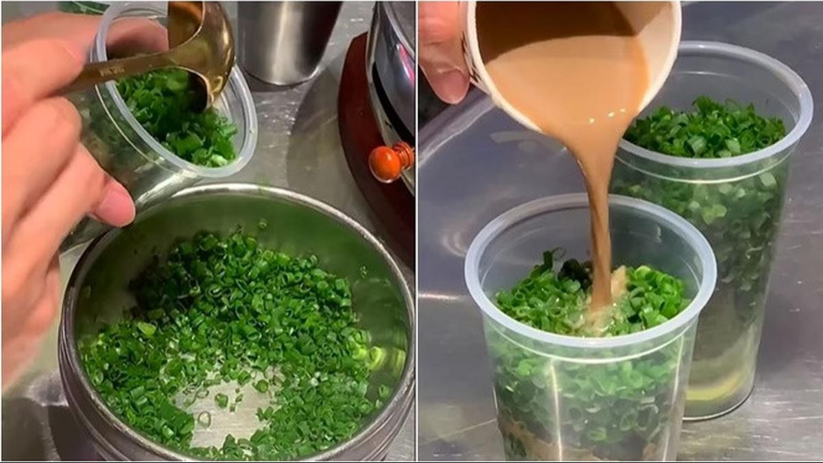 Kopi Unik dengan Topping Daun Bawang yang Lagi Viral di China