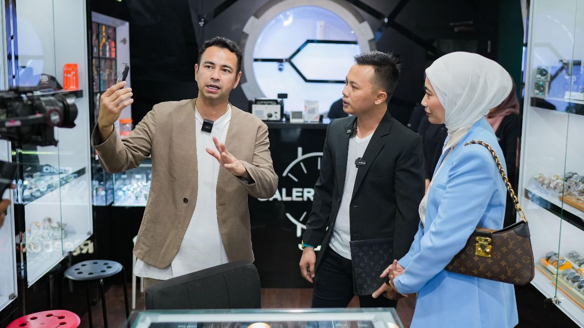 Raffi Ahmad Terpukau dengan Perjuangan Pengusaha Jam Ini