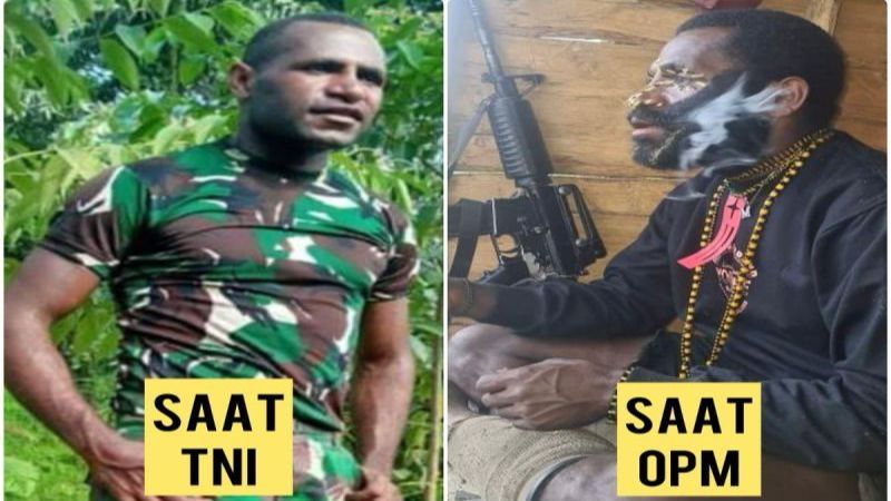 Ini Tampang Danis Murib, Prajurit TNI Membelot ke OPM Kuasai Distri Bibida Paniai Papua