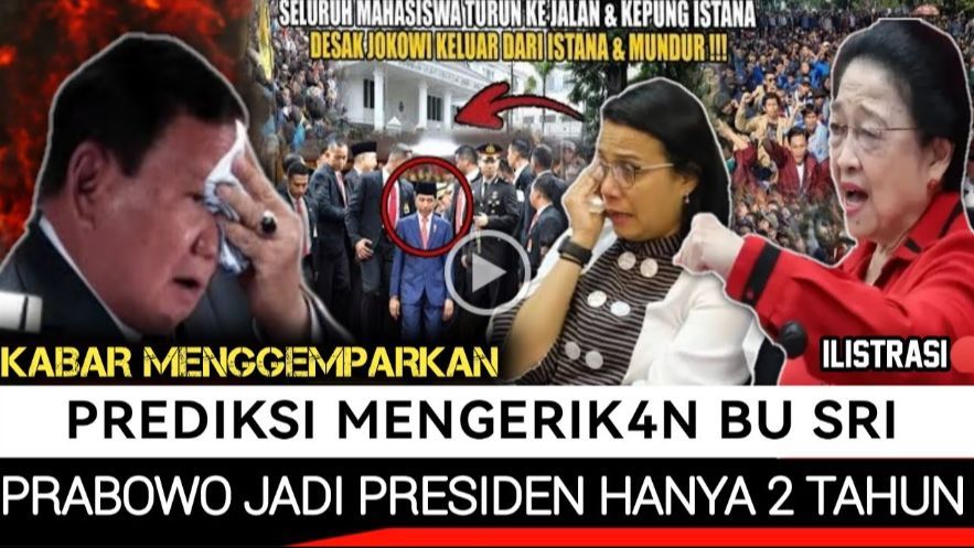 CEK FAKTA: Hoaks Video Sri Mulyani Prediksi Pemerintahan Prabowo Ambruk di Tengah Jabatannya Sebagai Presiden