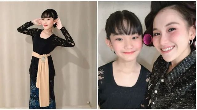 Cantiknya Bilqis Putri Ayu Ting Ting Pakai Kebaya, Intip Potretnya!