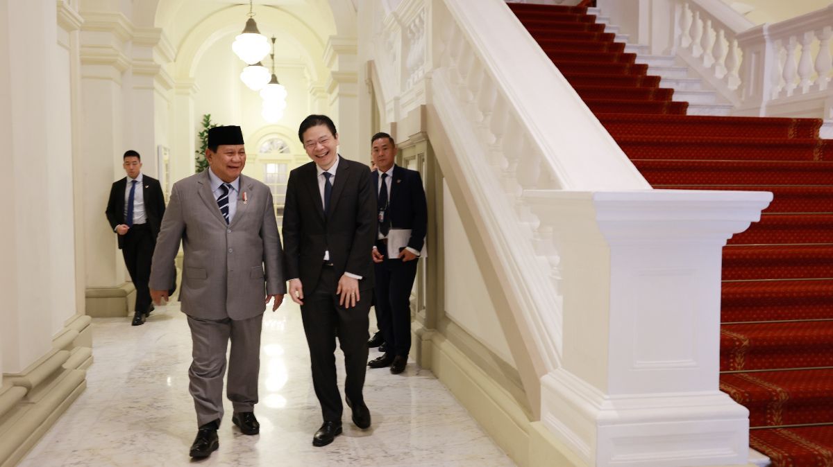 Menhan Prabowo Bertemu PM Singapura di Sela Forum IISS Shangri-La Dialogue, Bahas Apa?