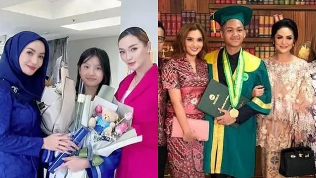 Deretan Anak Artis Ini Didampingi Dua Ibu saat Wisuda, Siapa Saja?