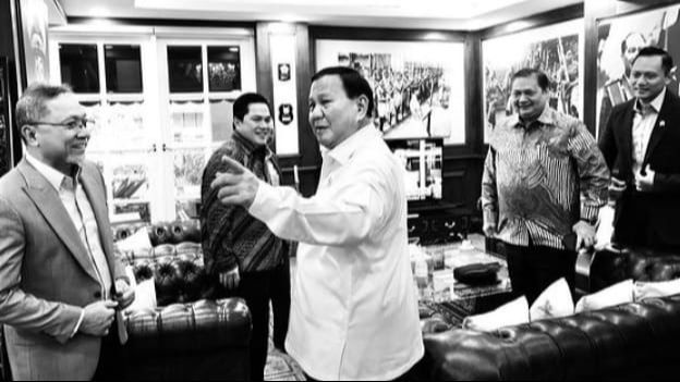 Prabowo Kumpulkan Airlangga, Zulhas, Erick Thohir hingga AHY di Kemhan, Ini Yang Dibahas