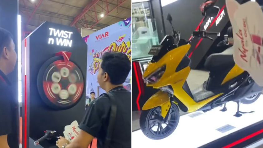 Pria Ini Rela Beli Motor Demi Dapat Barang Keinginan Kekasihnya, Aksinya Curi Perhatian