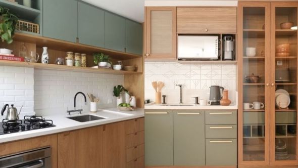 8 Ide Desain Kitchen Set Japandi, Perpaduan Style Dua Negara yang Estetik nan Cantik