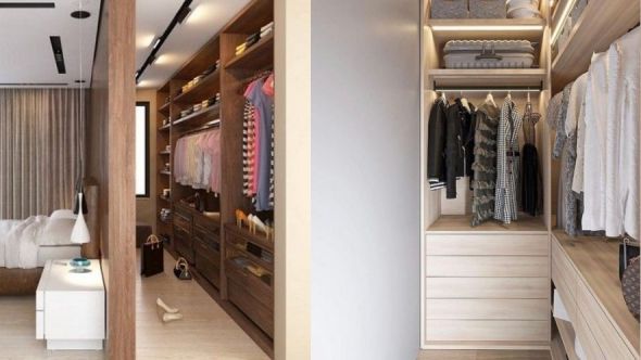 8 Ide Desain Walk in Closet Sederhana dengan Tatanan Minimalis untuk Tempat Nyaman Pakaian Favoritmu