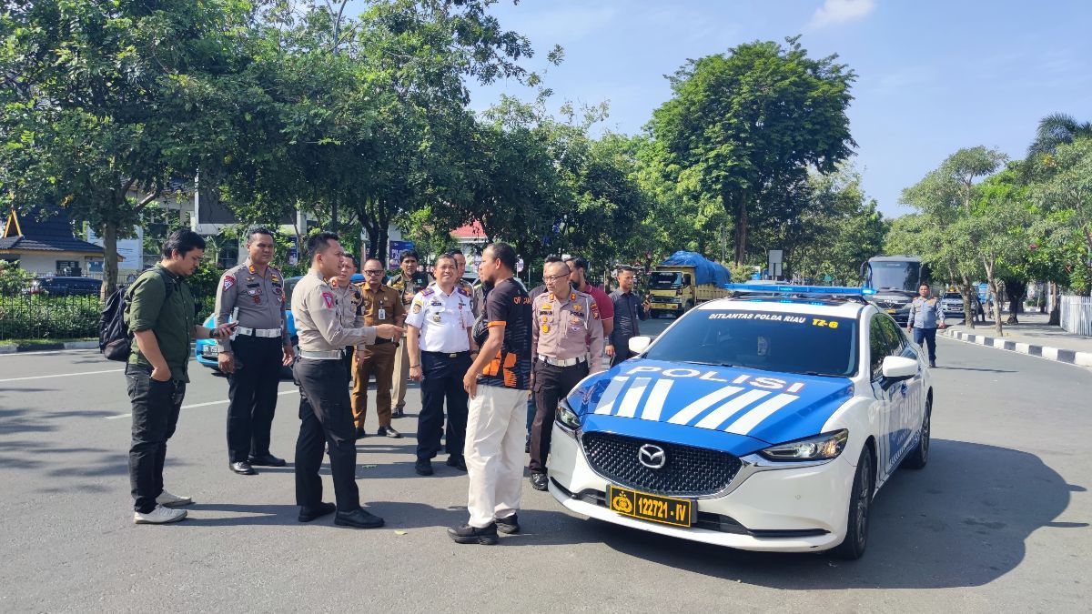 Ini Rute Riau Bhayangkara Run, Perbaikan Jalan Rusak Dikebut