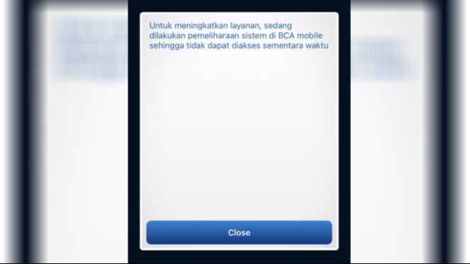 M-Banking BCA Error, Nasabah Kesulitan Transaksi