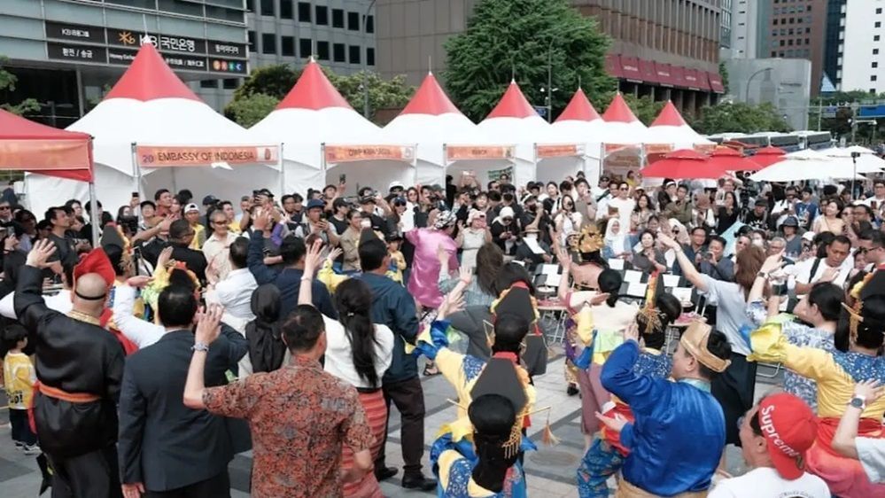 Nikmati Seni Budaya hingga Kuliner Khas Nusantara, Ribuan Orang Antusias Hadiri Festival Indonesia 2024 di Korea Selatan