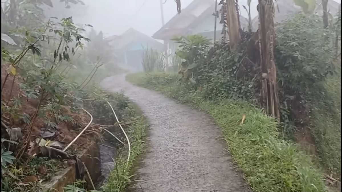 Ada Kampung Unik di Tasikmalaya, saat Hujan Rumah-Rumah Warga Tidak Terlihat