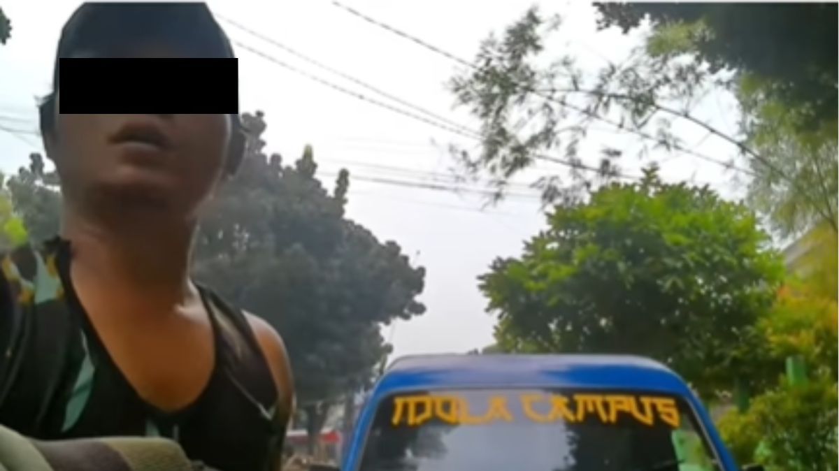 Sopir Angkot Lawan Arah Ditegur Pemotor Malah Ngamuk Sampai Main Tangan, Menantang Dilaporkan ke Polisi