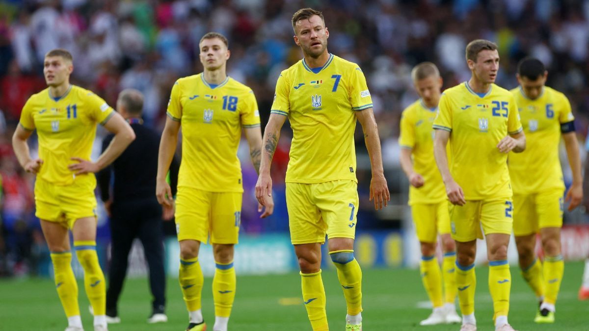 FOTO: Wajah Lesu Pemain Ukraina Tersingkir dari Euro 2024: Koleksi 4 Poin, tapi Kalah Selisih Gol