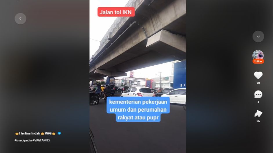 Cek Fakta: Beredar Penampakan Jalan Tol IKN Telah Dioperasikan, Begini Faktanya