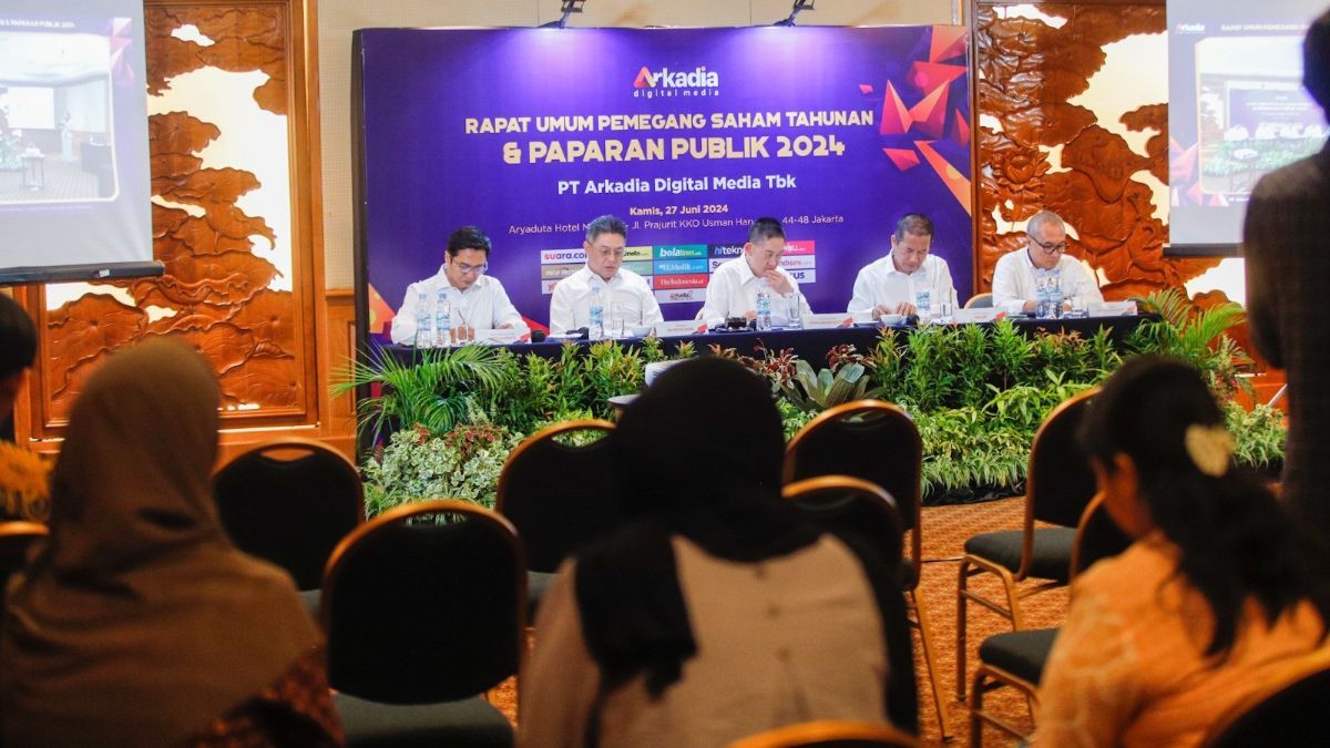 Pendapatan Arkadia Digital Media Tahun 2023 Tumbuh 40 Persen Jadi Rp57,89 Miliar