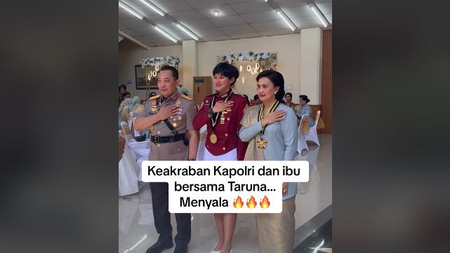 Momen Hangat Istri Kapolri Bertemu dengan Fabiola Umaida, Sikap Sang Taruni jadi Sorotan