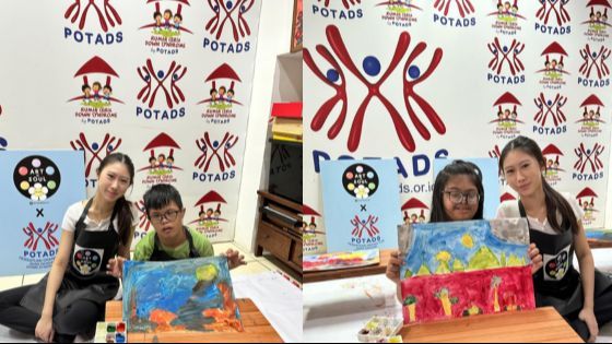 Mengembangkan Potensi Anak Down Syndrome Melalui Karya Lukis