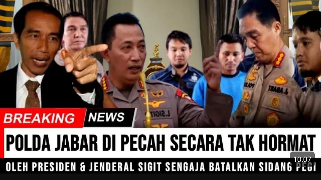 CEK FAKTA: Hoaks Presiden Jokowi dan Kapolri Copot Polda Jabar Karena Batalkan Sidang Pegi