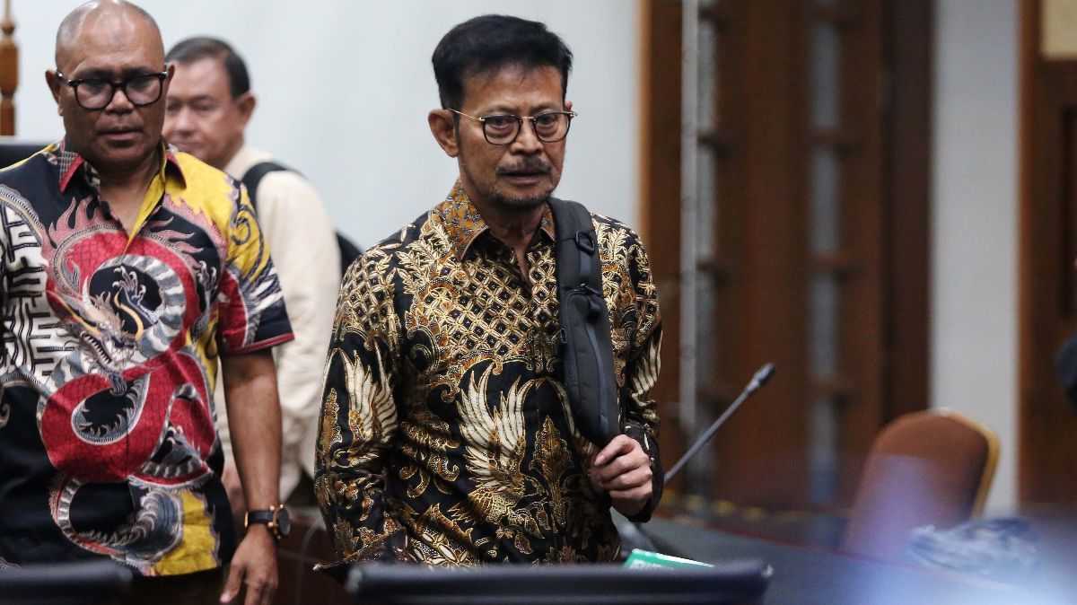 Jawaban SYL Dituding 'Tamak' oleh Jaksa