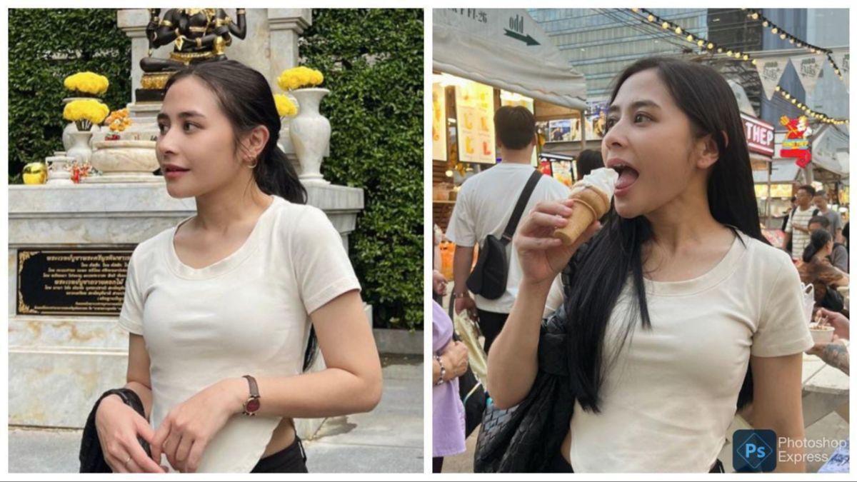 Potret Prilly Latuconsina Liburan di Thailand, Tampil Bare Face Cantik Maksimal & Body Goals Jadi Sorotan