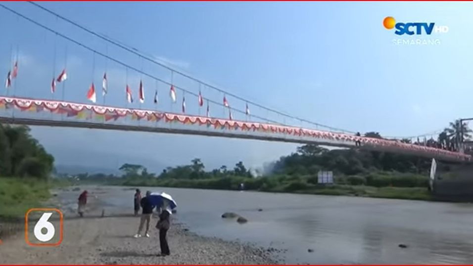 Cerita di Balik Peresmian Jembatan Merah Putih di Brebes, Kini Warga Desa Terpencil Tak Lagi Terisolasi