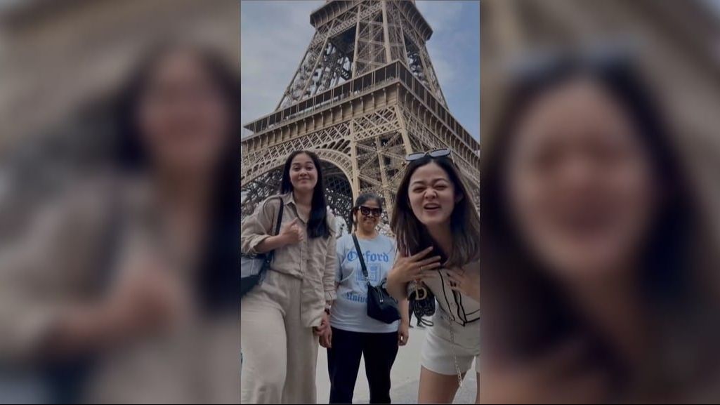 Momen Keseruan Gracia Indri dan Gisela Cindy Liburan di Paris Bersama Ibunda, Bak Bestie Banget