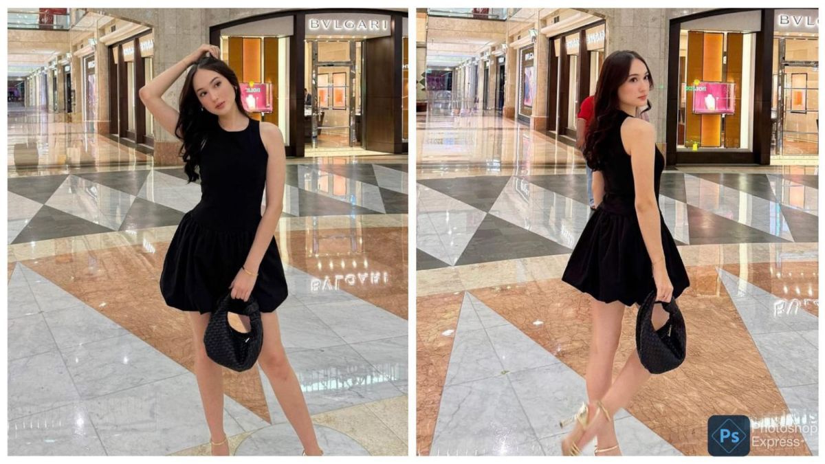 Potret Laura Moane Kenakan Mini Dress Hitam, Cantik dan Stunning Abis