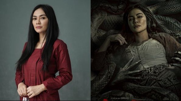 Nekat Akting Bareng Ular Demi Film Horor, Masayu Anastasia Akui Awalnya Jijik Kini Jadi Sayang