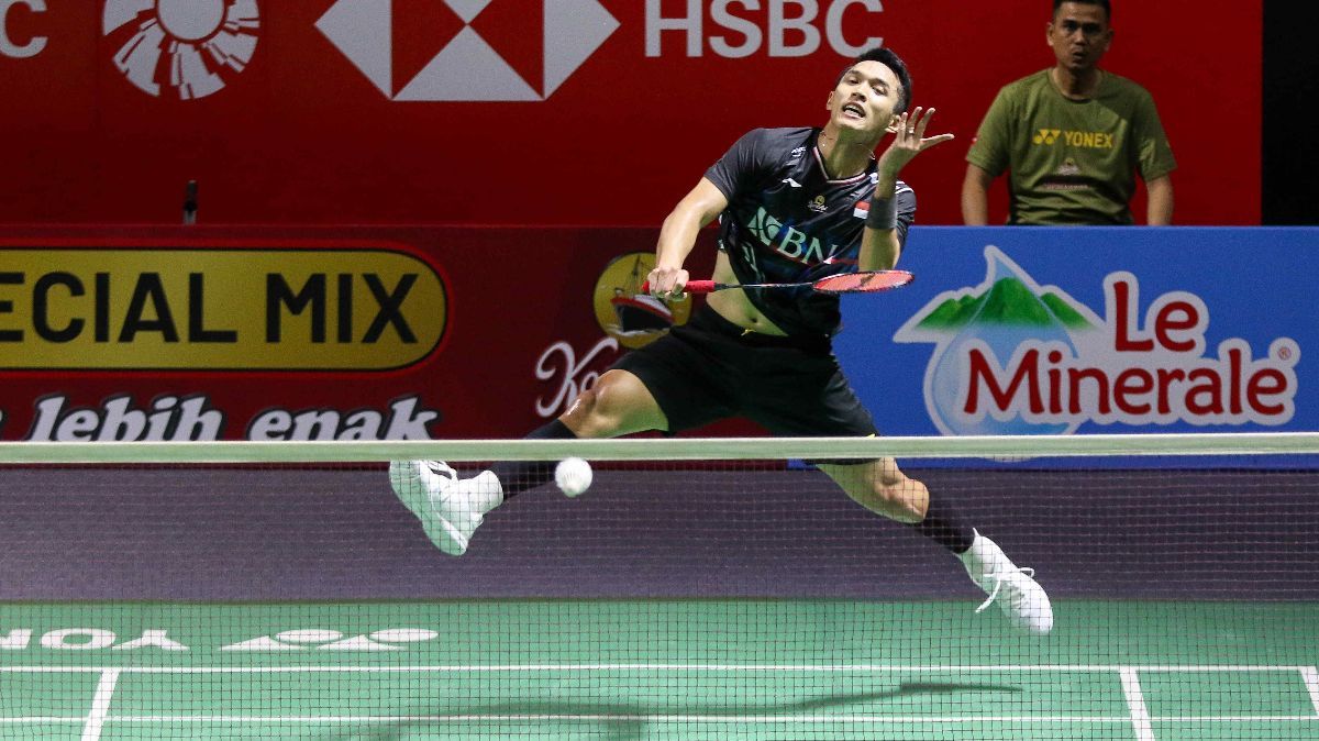 FOTO: Hasil Indonesia Open 2024: Jonatan Chirstie Tersingkir, Tunggal Putra Indonesia Habis