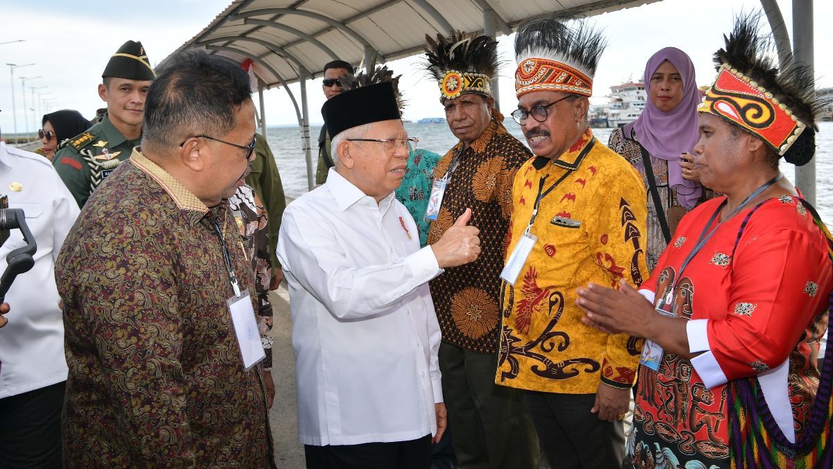 Wapres Ma’ruf Amin Luncurkan Rencana Induk Percepatan Pembangunan Papua