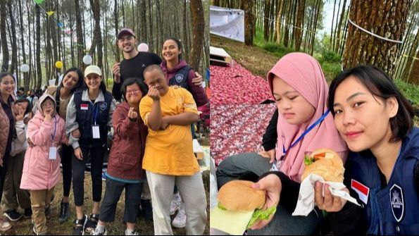 Keceriaan Valerie Twins, Clara Bernadeth, dan Selebriti di Acara Charity Glam Camp Bersama Anak-anak Down Syndrome