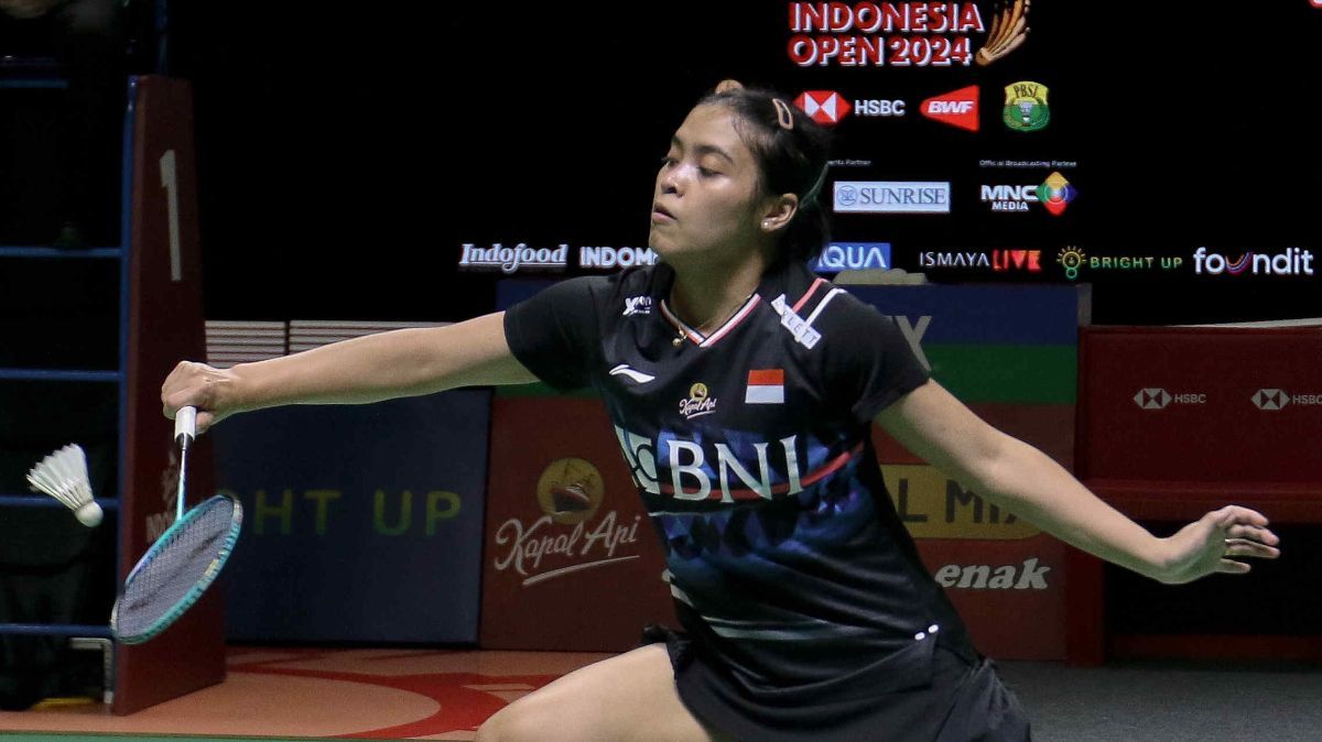 FOTO: Hasil Indonesia Open 2024: Gregoria Mariska Tersingkir, Asa Juara di Sektor Tunggal Putri Pupus