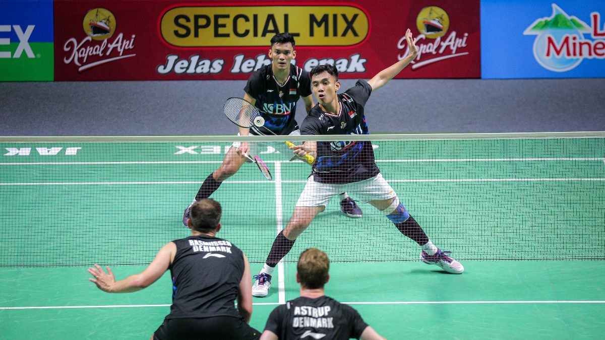 FOTO: Hasil Indonesia Open 2024: Bagas/Fikri Kalah Dramatis di Tangan Ganda Denmark