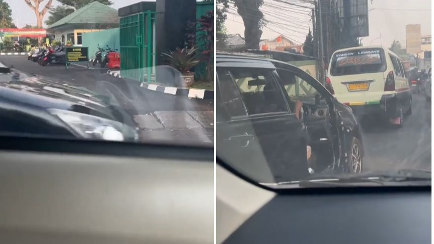 Wanita Ini Temui Pengemudi Mobil Tetap Jalan Meski Tidak Ada Pintunya, Ternyata Ini Penyebabnya