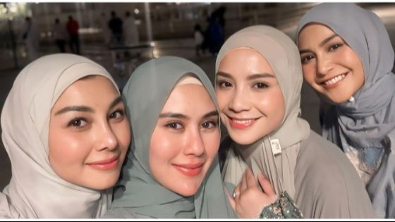 Kompak Berhijab Usai Haji, Ini Penampilan Baru Nagita Slavina, Caca Tengker, Syahnaz, dan Nisya Ahmad yang Jadi Sorotan