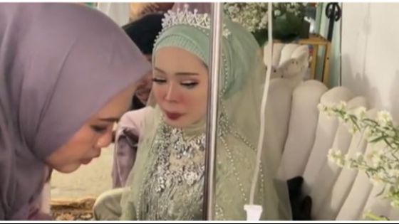 Viral Pengantin Wanita Diinfus di Pelaminan, Ini Penyebabnya