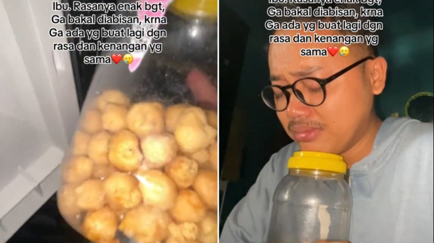 Pria Ini Simpan Kue Terakhir Buatan Ibunya sebelum Wafat, Kisahnya Bikin Haru Warganet