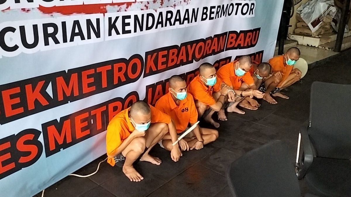 Komplotan Maling Motor di Kebayoran Baru Diciduk, Biasa Beraksi saat Siang Bolong