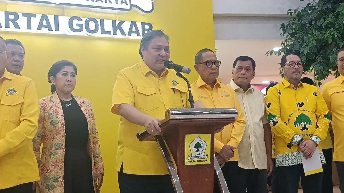 Airlangga Sebut Partai Golkar Dapat 102 Kursi di DPR RI dan 359 DPRD