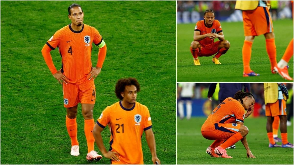 FOTO: Wajah-Wajah Sedih hingga Menangis Pemain Belanda Gagal Lolos Final Euro 2024