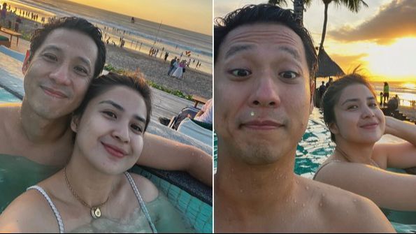 Liburan Romantis Putri Titian dan Junior Liem di Bali, Deg-Degan Pakai Bikini di Depan Suami