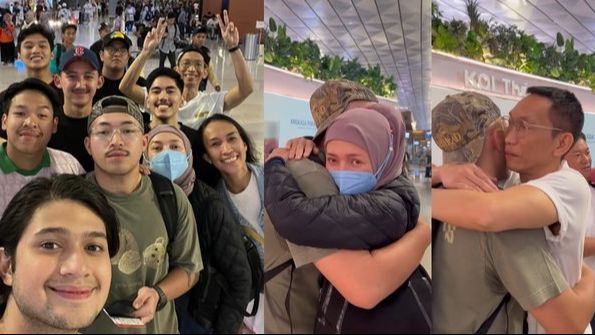 Abe Goes to Australia, Perpisahan Haru dengan Melly Goeslaw di Bandara