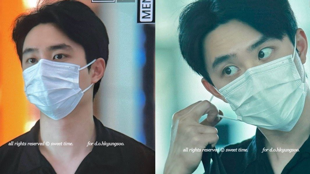 Ganteng Banget! Potret D.O.  EXO di Bandara Menuju Indonesia Langsung Curi Perhatian