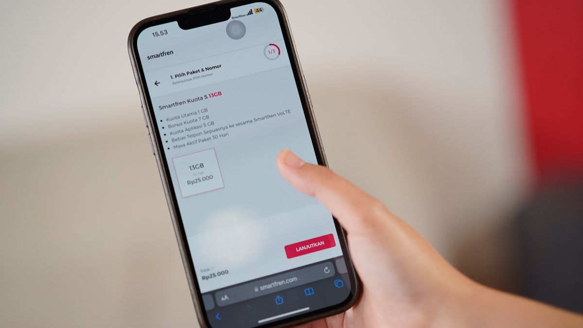 Modal Rp 25 Ribu Dapat eSIM Smartfren Kuota 13 GB